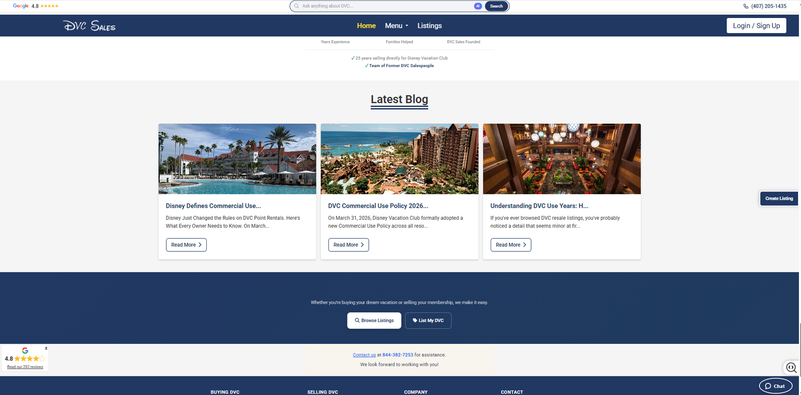 Listing Detail — Resort, points, dues, and price-per-point on a single listing view
