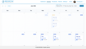 Regrow Healthcare Clinic Operations and Practice Management Platform